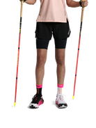 X-BIONIC EFFEKTOR 2IN1 SHORTS WMN - X Black X Black - Hybrid Shorts - 8 of 8