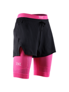 X-BIONIC EFFEKTOR 2IN1 SHORTS WMN - X Black Neo Pink - Hybrid Shorts - 1 of 8