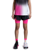 X-BIONIC EFFEKTOR 2IN1 SHORTS WMN - X Black Neo Pink - Hybrid Shorts - 3 of 8