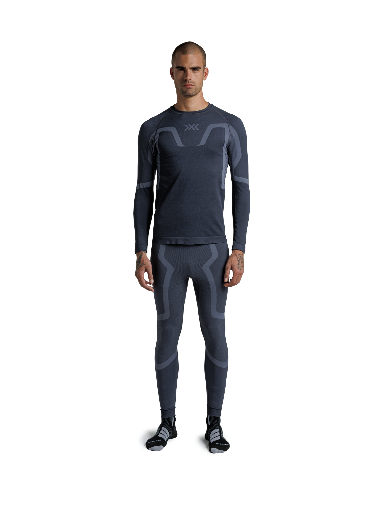 X-BIONIC X-ENTIAL BASELAYER LS MEN - Anthracite - Longsleeves - 11 of 11