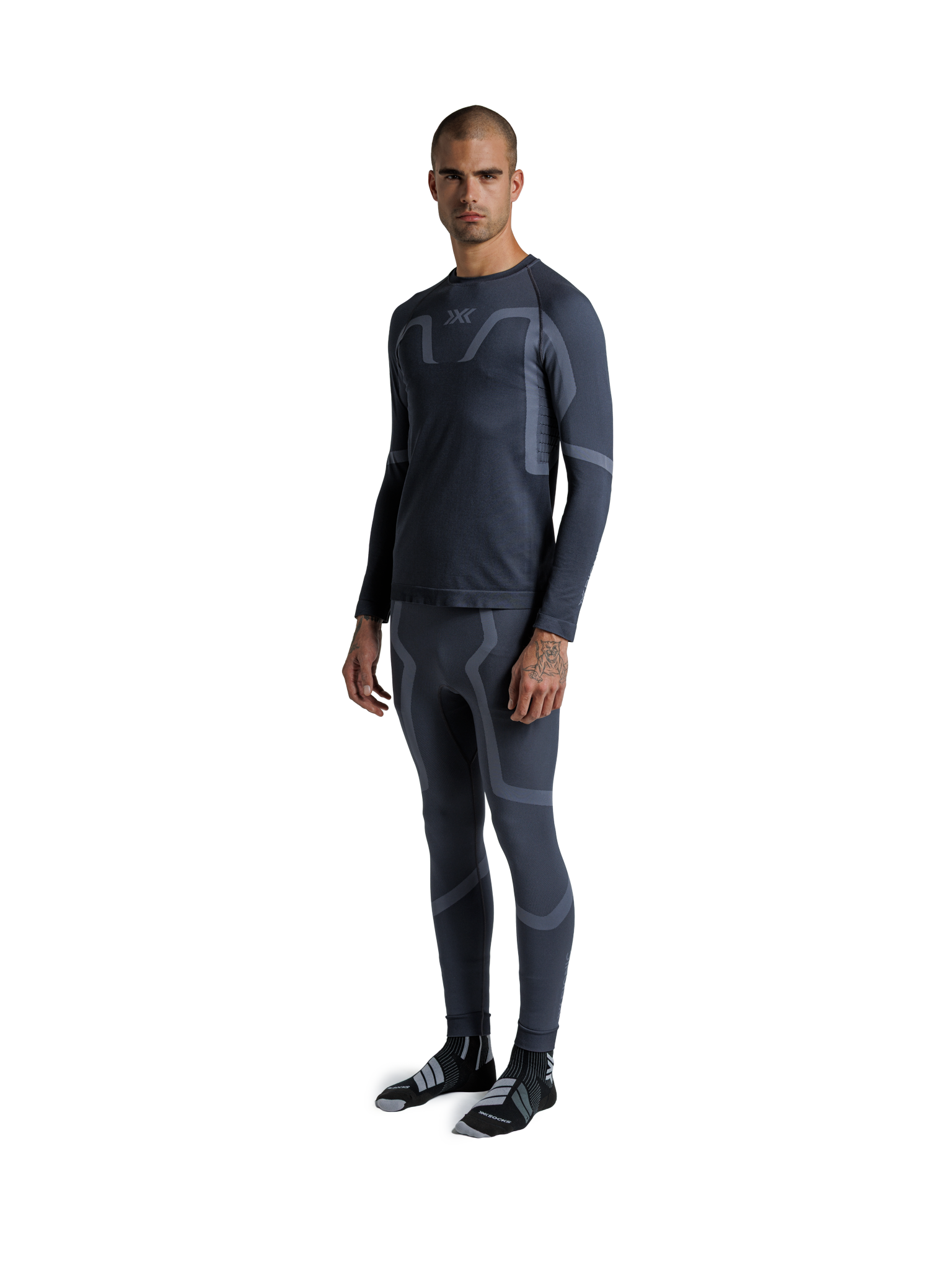 X-BIONIC X-ENTIAL BASELAYER LS MEN - Anthracite - Longsleeves - 9 of 11