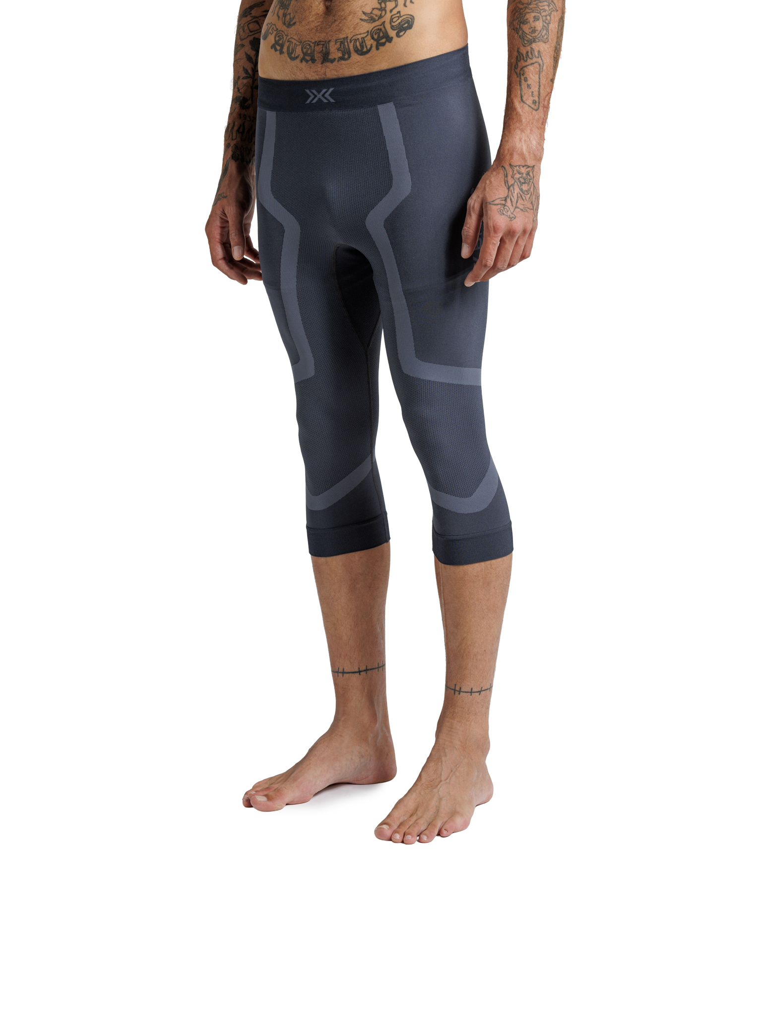 X-BIONIC X-ENTIAL 3/4 TIGHTS MEN - Anthracite - 3/4 Pants - 5 of 8