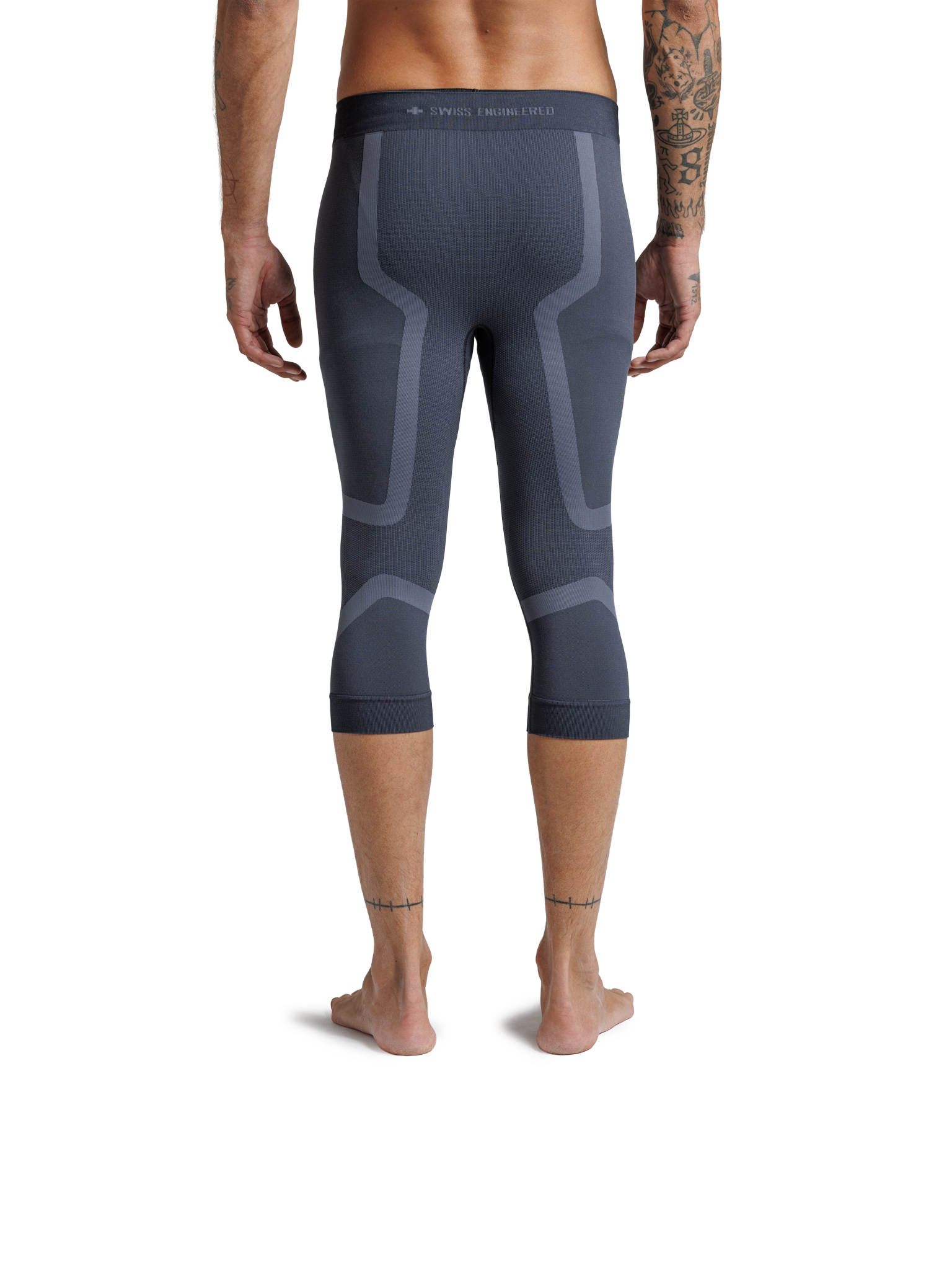 X-BIONIC X-ENTIAL 3/4 TIGHTS MEN - Anthracite - 3/4 Pants - 6 of 8