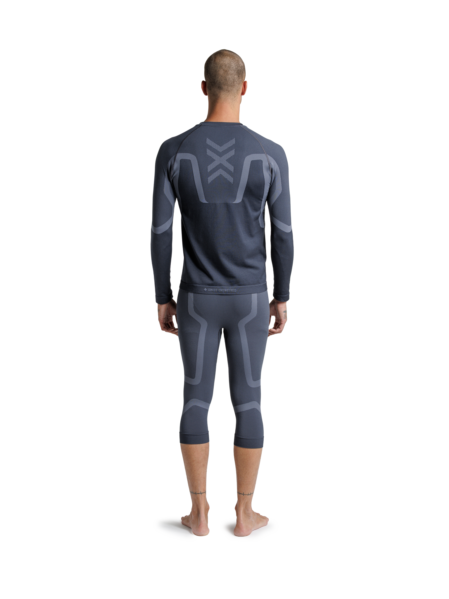 X-BIONIC X-ENTIAL 3/4 TIGHTS MEN - Anthracite - 3/4 Pants - 8 of 8