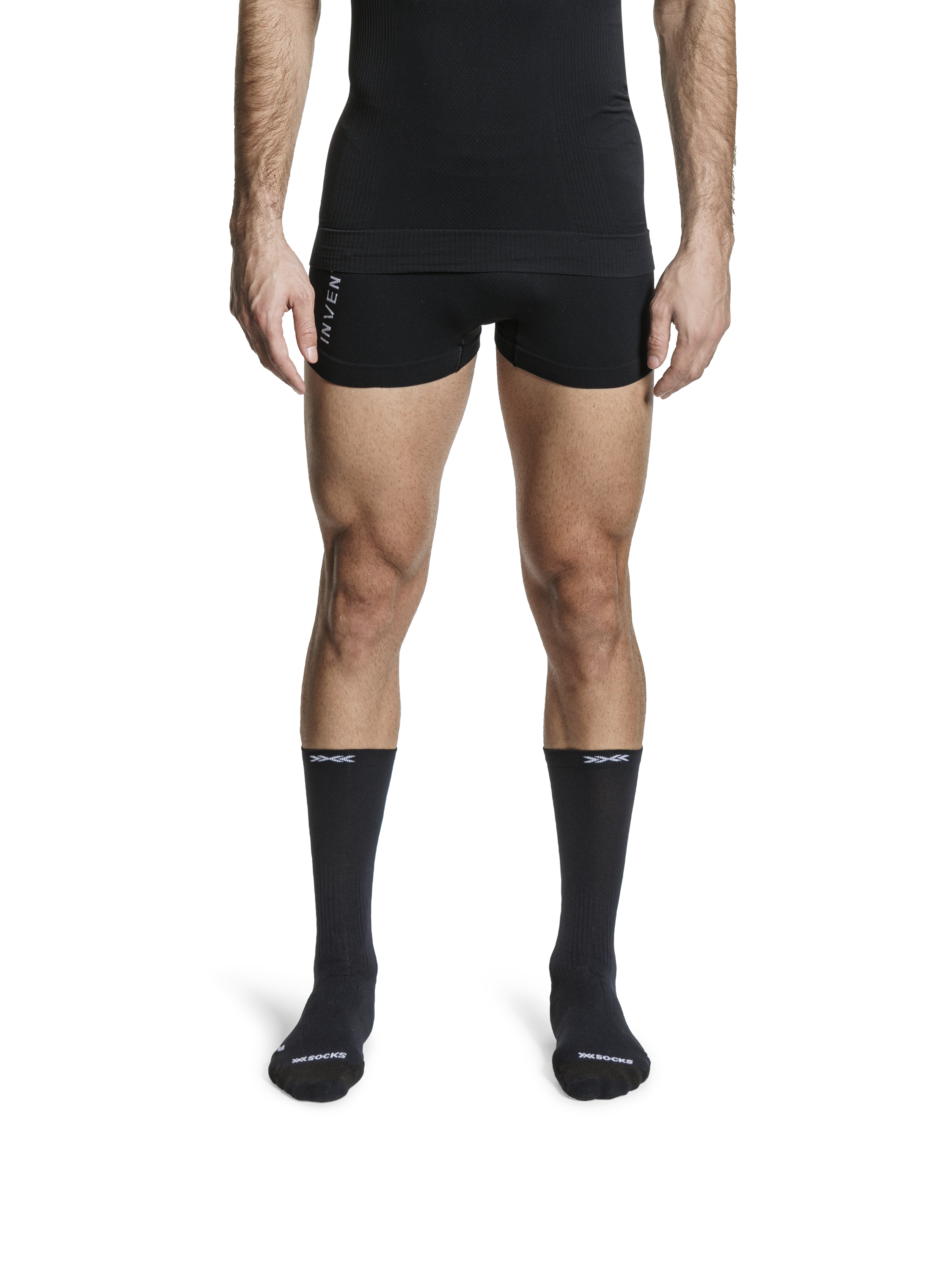 X-BIONIC INVENT 4.0 LT BOXER SHORTS MEN - Opal Black Arctic White - Boxers - 3 of 6