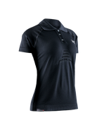 X-BIONIC INVENT 4.0 TRAVEL POLO SHIRT SH SL WMN - Black Anthracite - Polo Shirts - 1 of 2