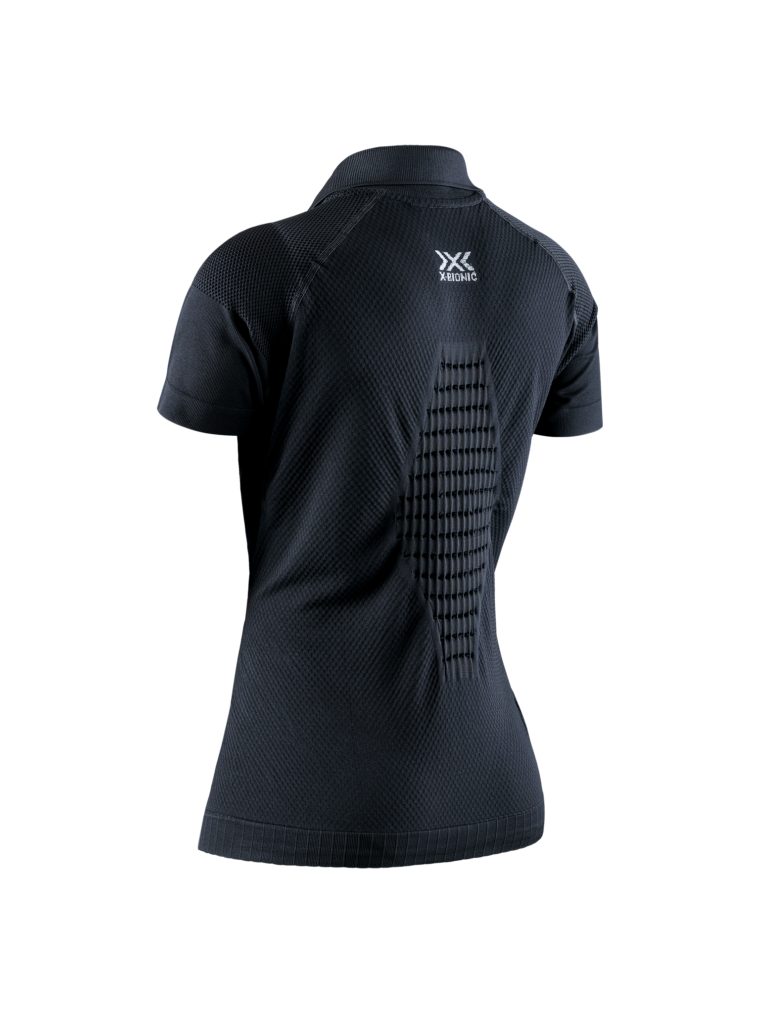 X-BIONIC INVENT 4.0 TRAVEL POLO SHIRT SH SL WMN - Black Anthracite - Polo Shirts - 2 of 2