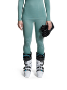 X-BIONIC INVENT 4.0 PANTS WMN - Sage Green Optical White - Pants - 8 of 8