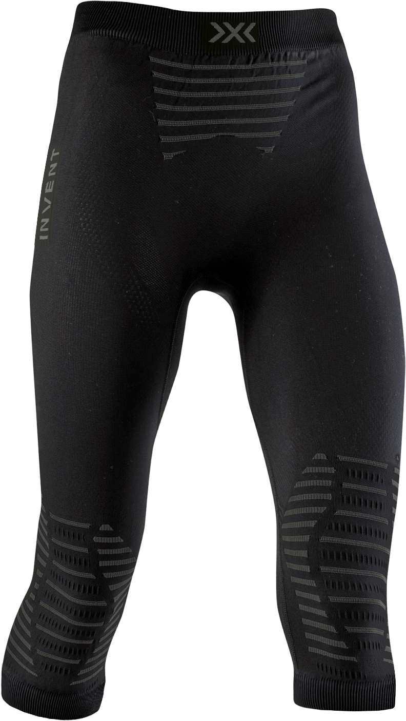 X-BIONIC INVENT 4.0 PANTS 3/4 WMN - Black Charcoal - 3/4 Pants - 4 of 5