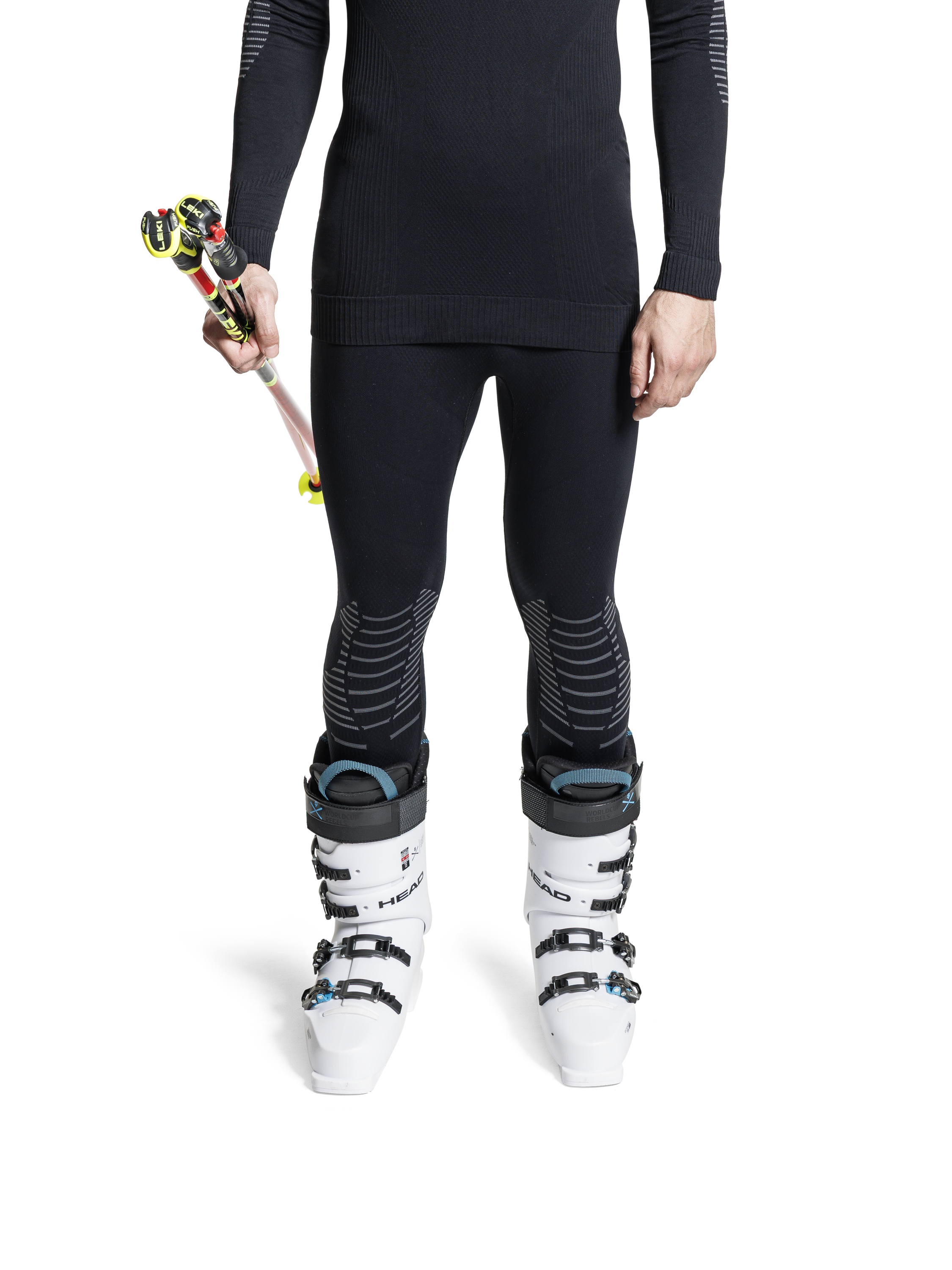 X-BIONIC INVENT 4.0 PANTS 3/4 MEN - Black Charcoal - 3/4 Pants - 3 of 3