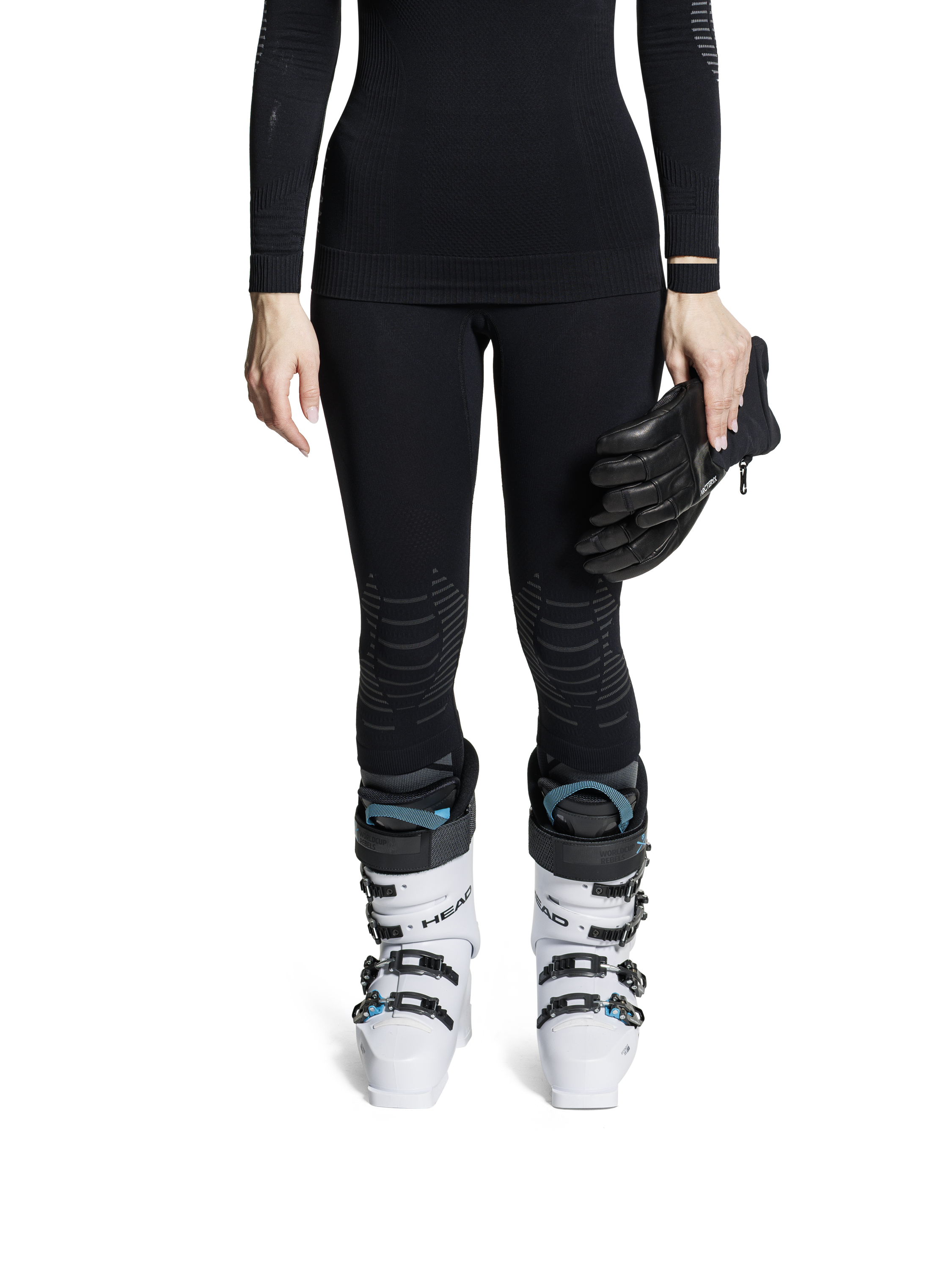 X-BIONIC INVENT 4.0 PANTS 3/4 WMN - Black Charcoal - 3/4 Pants - 2 of 3