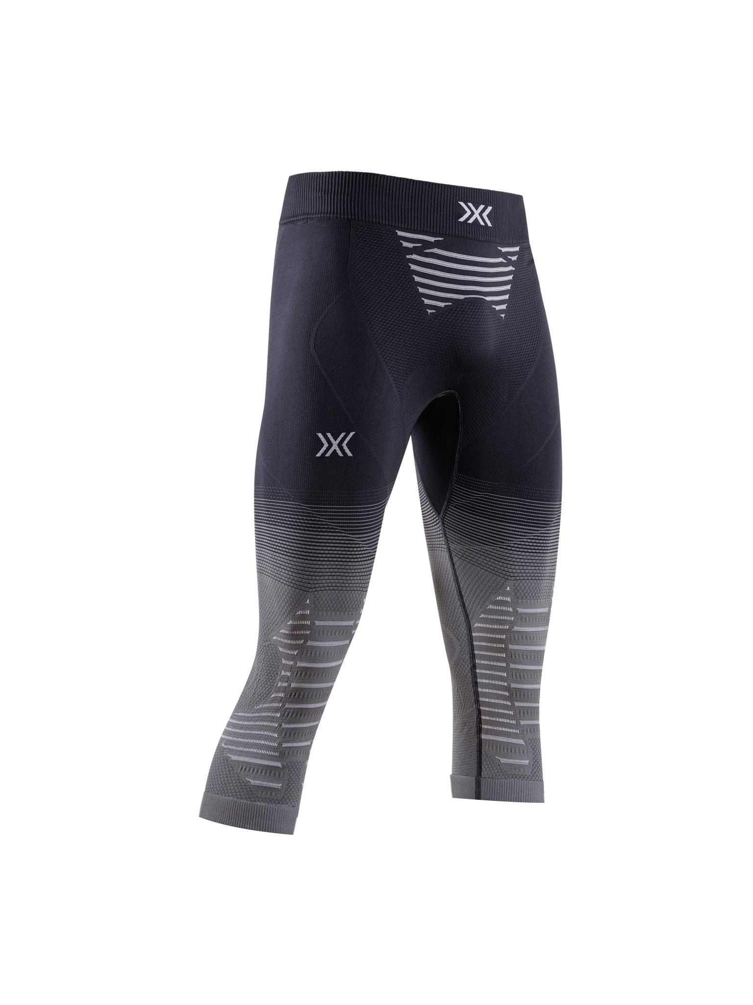 X-BIONIC INVENT GRAPHICS PANTS 3/4 MEN - X Black Grey Light Grey - 3/4 Pants - 1 of 7
