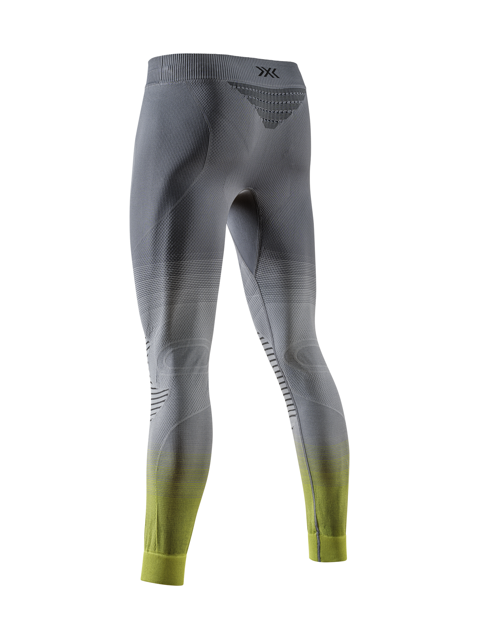 X-BIONIC INVENT GRAPHICS PANTS MEN - Rhino Grey Light Grey Canary - Pants - 8 of 11