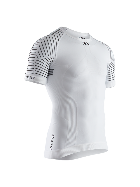 X-BIONIC INVENT 4.0 LT SHIRT SH SL MEN - Arctic White Dolomite Grey - T-Shirts - 8 of 19