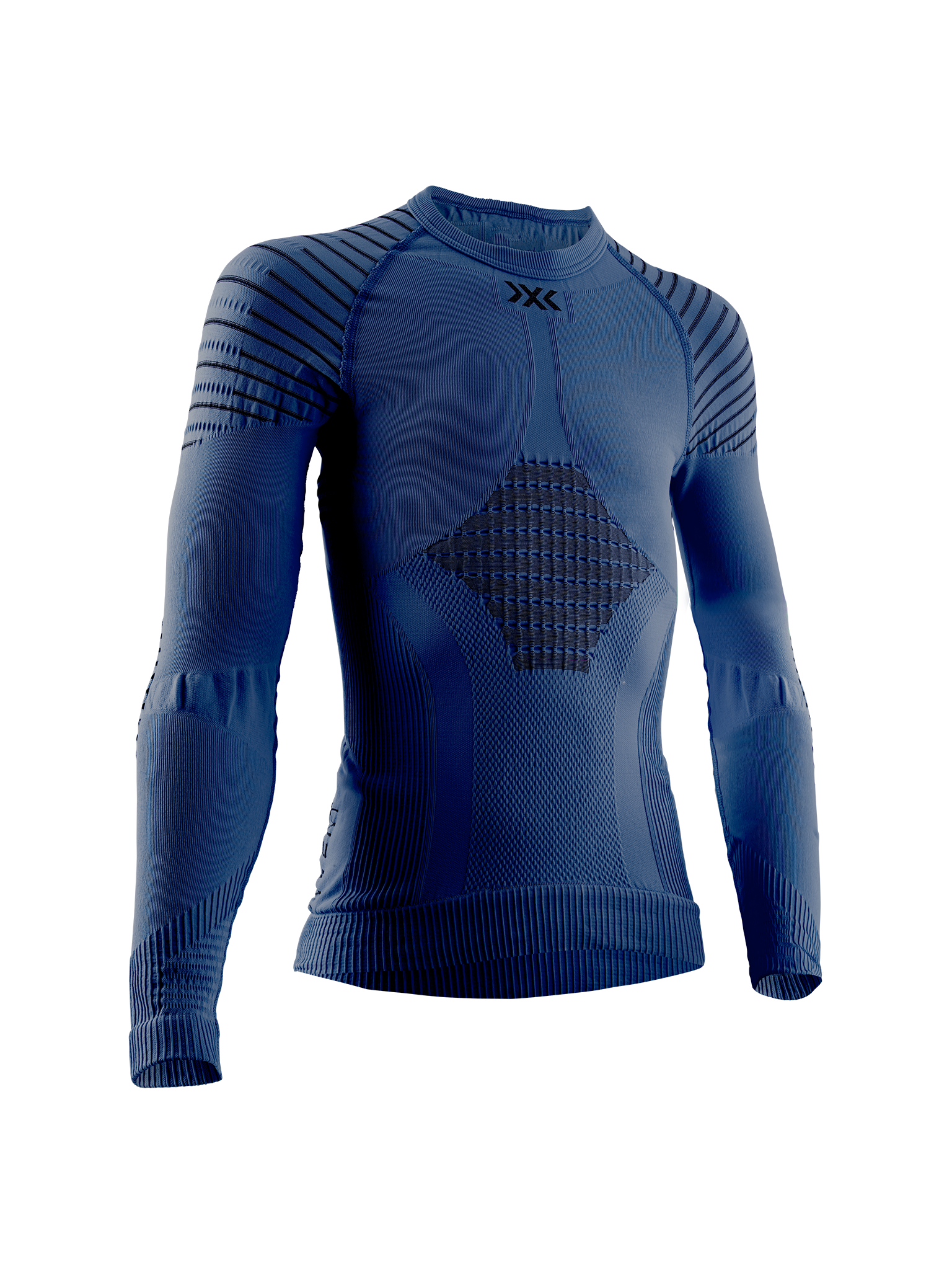 X-BIONIC INVENT 4.0 SHIRT LG SL JR - Marine X Black - Longsleeves - 7 of 15