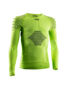X-BIONIC INVENT 4.0 SHIRT LG SL JR - Green Lime Black - Longsleeves - 1 of 15