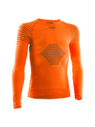 X-BIONIC INVENT 4.0 SHIRT LG SL JR - Sunset Orange Anthracite - Longsleeves - 3 of 15