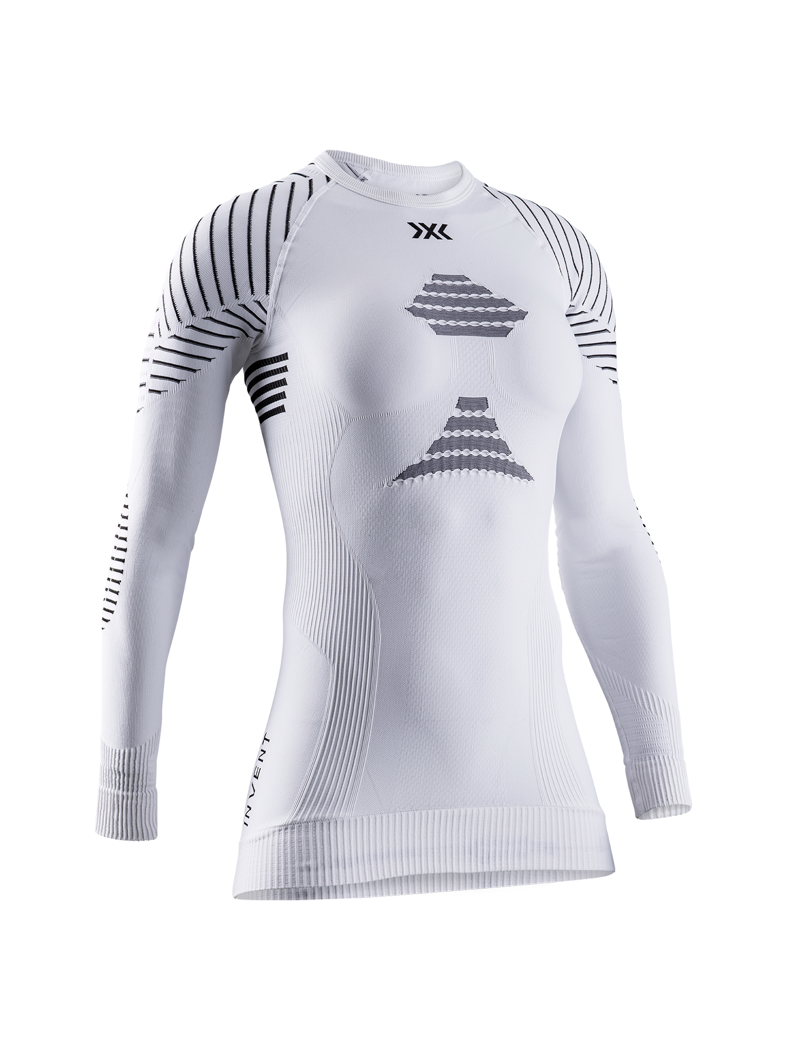 X-BIONIC INVENT 4.0 SHIRT LG SL WMN - White Black - Longsleeves - 6 of 11