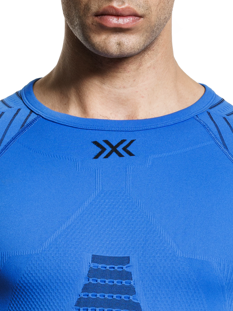 X-BIONIC INVENT GRAPHICS SHIRT LS MEN - Blossom Blue Light Grey Optical White - Longsleeves - 10 of 26