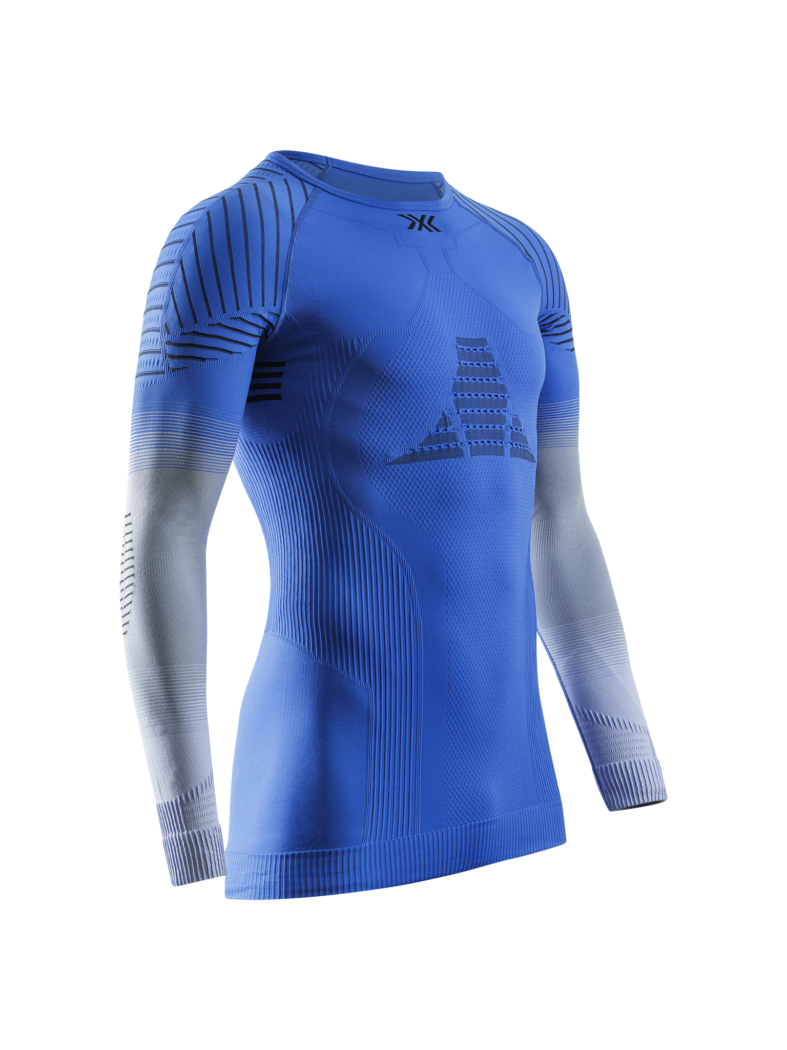 X-BIONIC INVENT GRAPHICS SHIRT LS MEN - Blossom Blue Light Grey Optical White - Longsleeves - 7 of 26