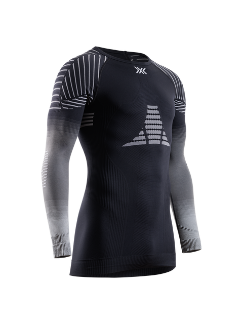X-BIONIC INVENT GRAPHICS SHIRT LS MEN - X Black Grey Light Grey - Longsleeves - 1 of 26