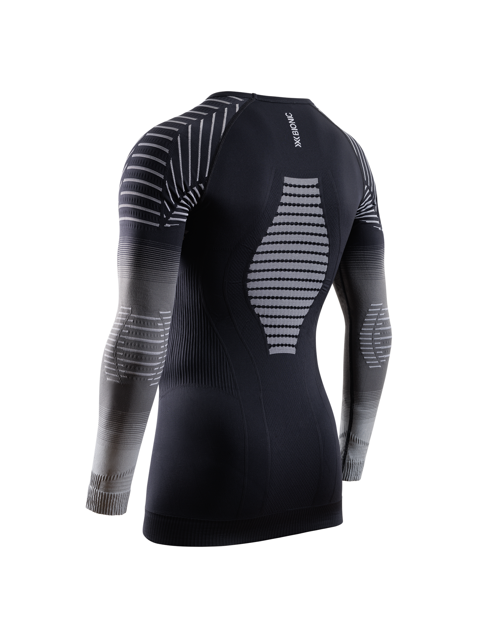 X-BIONIC INVENT GRAPHICS SHIRT LS MEN - X Black Grey Light Grey - Longsleeves - 2 of 26