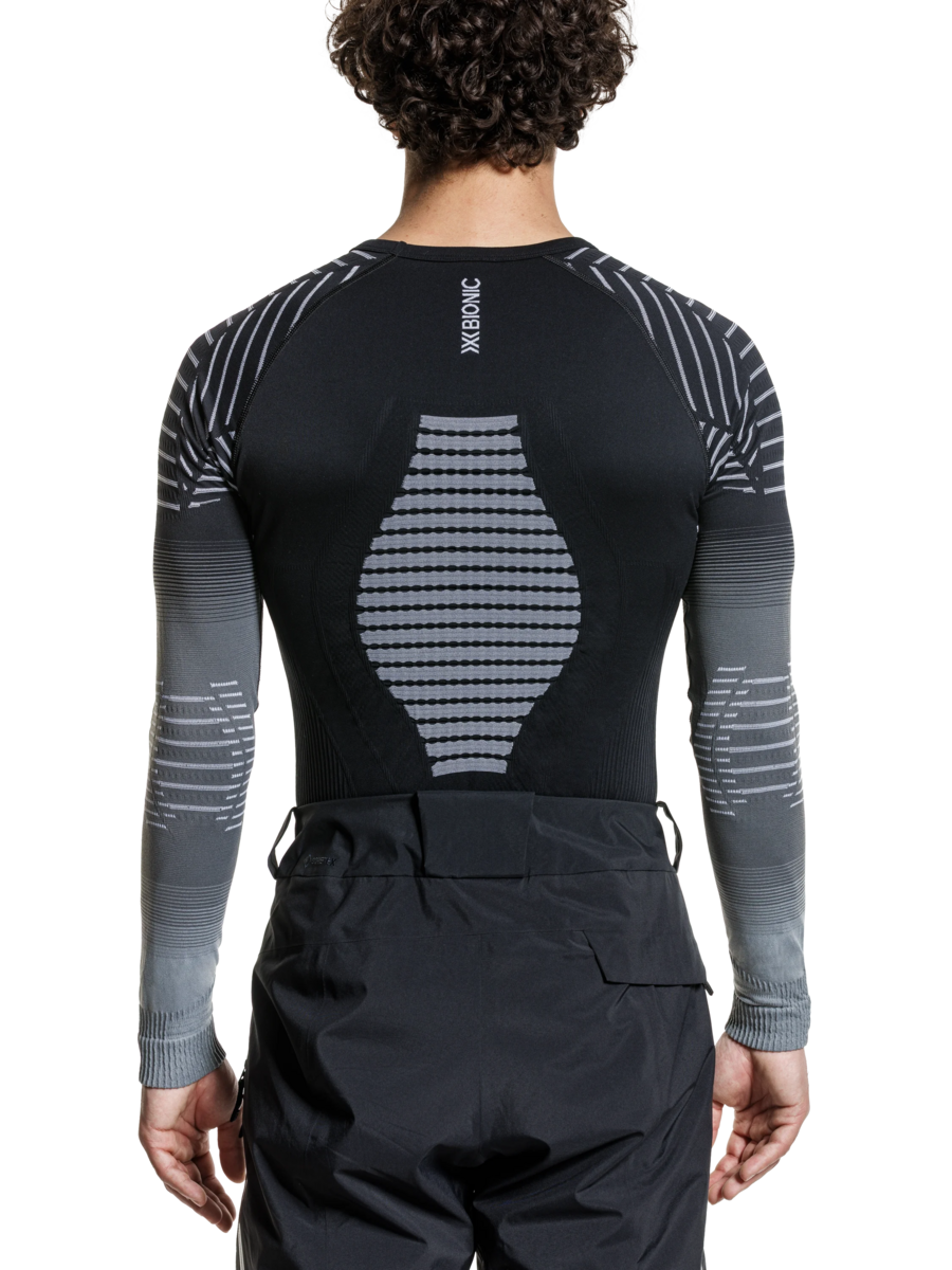 X-BIONIC INVENT GRAPHICS SHIRT LS MEN - X Black Grey Light Grey - Longsleeves - 5 of 26