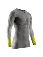 X-BIONIC INVENT GRAPHICS SHIRT LS MEN - Rhino Grey Light Grey Canary - Longsleeves - 14 of 26
