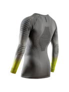 X-BIONIC INVENT GRAPHICS SHIRT LS MEN - Rhino Grey Light Grey Canary - Longsleeves - 15 of 26