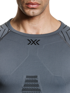 X-BIONIC INVENT GRAPHICS SHIRT LS MEN - Rhino Grey Light Grey Canary - Longsleeves - 17 of 26