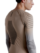 X-BIONIC INVENT GRAPHICS SHIRT LS MEN - Sand Light Grey Grey - Longsleeves - 24 of 26