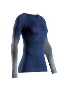 X-BIONIC INVENT GRAPHICS SHIRT LS WMN - Marine Grey Light Grey - Longsleeves - 10 of 11