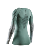 X-BIONIC INVENT GRAPHICS SHIRT LS WMN - Sage Green Light Grey Optical White - Longsleeves - 8 of 11