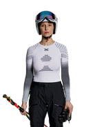 X-BIONIC INVENT GRAPHICS SHIRT LS WMN - X White Grey Light Grey - Longsleeves - 6 of 11