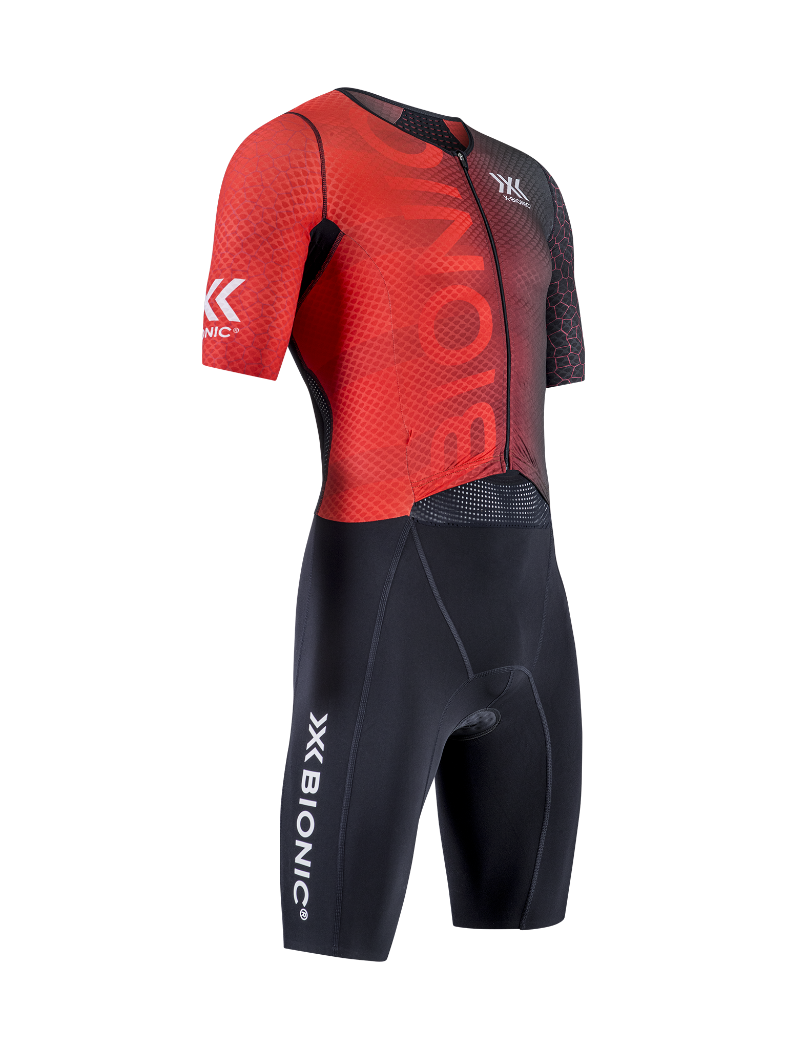 X-BIONIC DRAGONFLY TRISUIT 5G MEN - Red Black - Trisuits - 1 of 5
