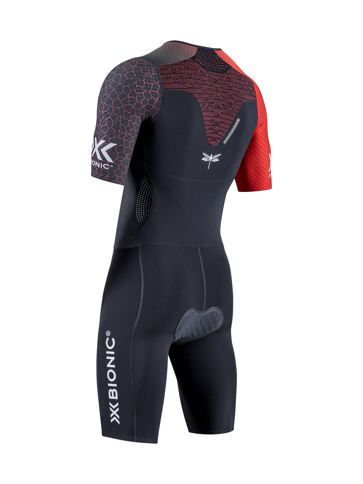 X-BIONIC DRAGONFLY TRISUIT 5G MEN - Red Black - Trisuits - 2 of 5