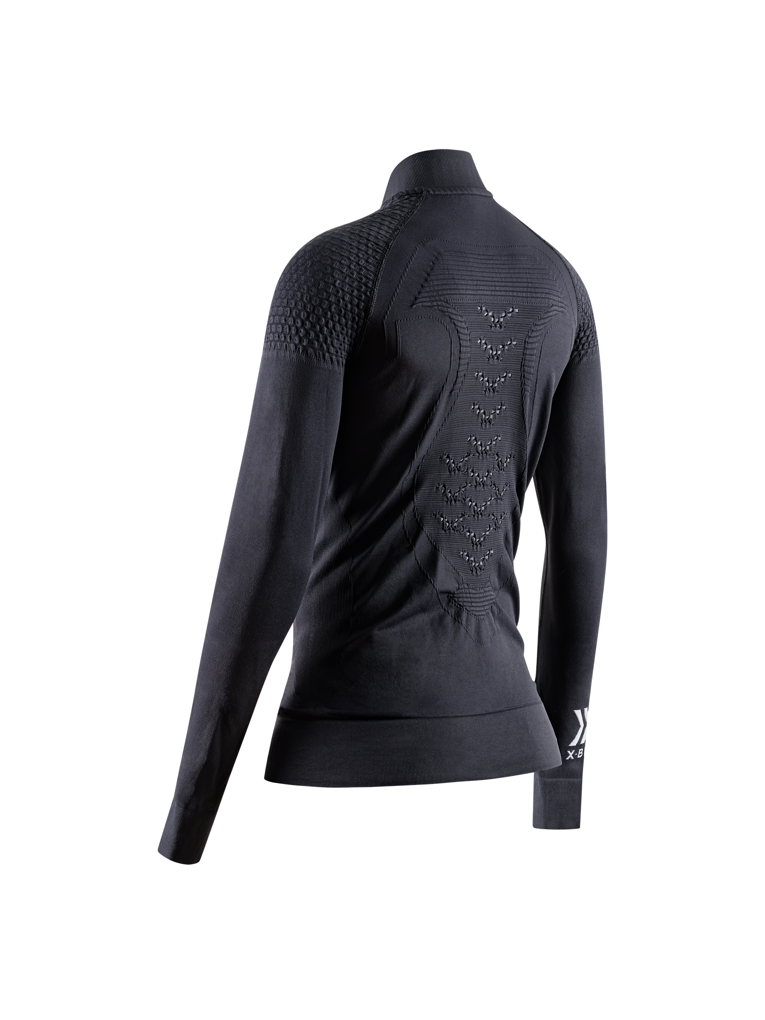 X-BIONIC ENERGIZER 4.0 TRANSMISSION LAYER FULL ZIP WMN - Opal Black Arctic White - Midlayers - 2 of 4