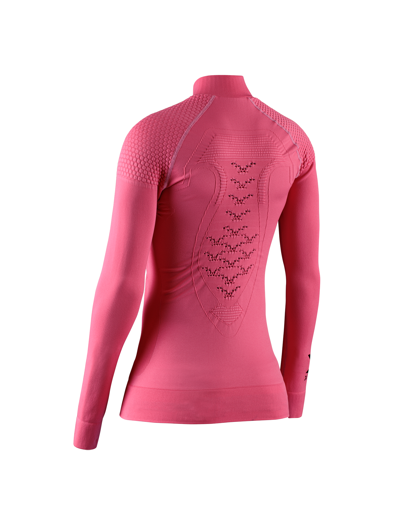 X-BIONIC ENERGIZER 4.0 TRANSMISSION LAYER FULL ZIP WMN - Neon Flamingo Anthracite - Midlayers - 4 of 4