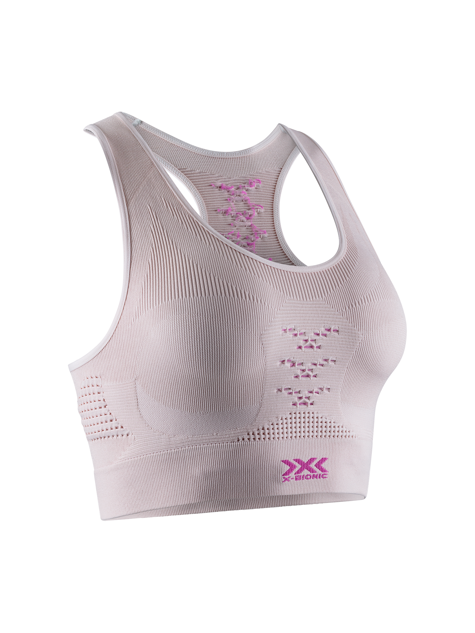 X-BIONIC ENERGIZER 4.0 SPORTS BRA - Magnolia Purple Fuchsia - Sport Bras - 4 of 5
