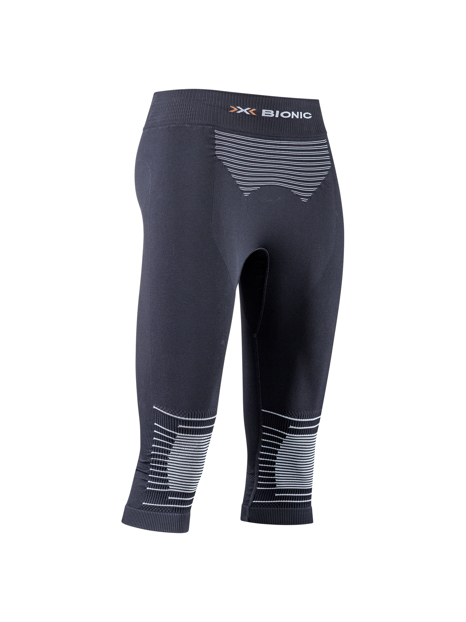 X-BIONIC ENERGIZER 4.0 PANTS 3/4 WMN - Opal Black Arctic White - 3/4 Pants - 1 of 6