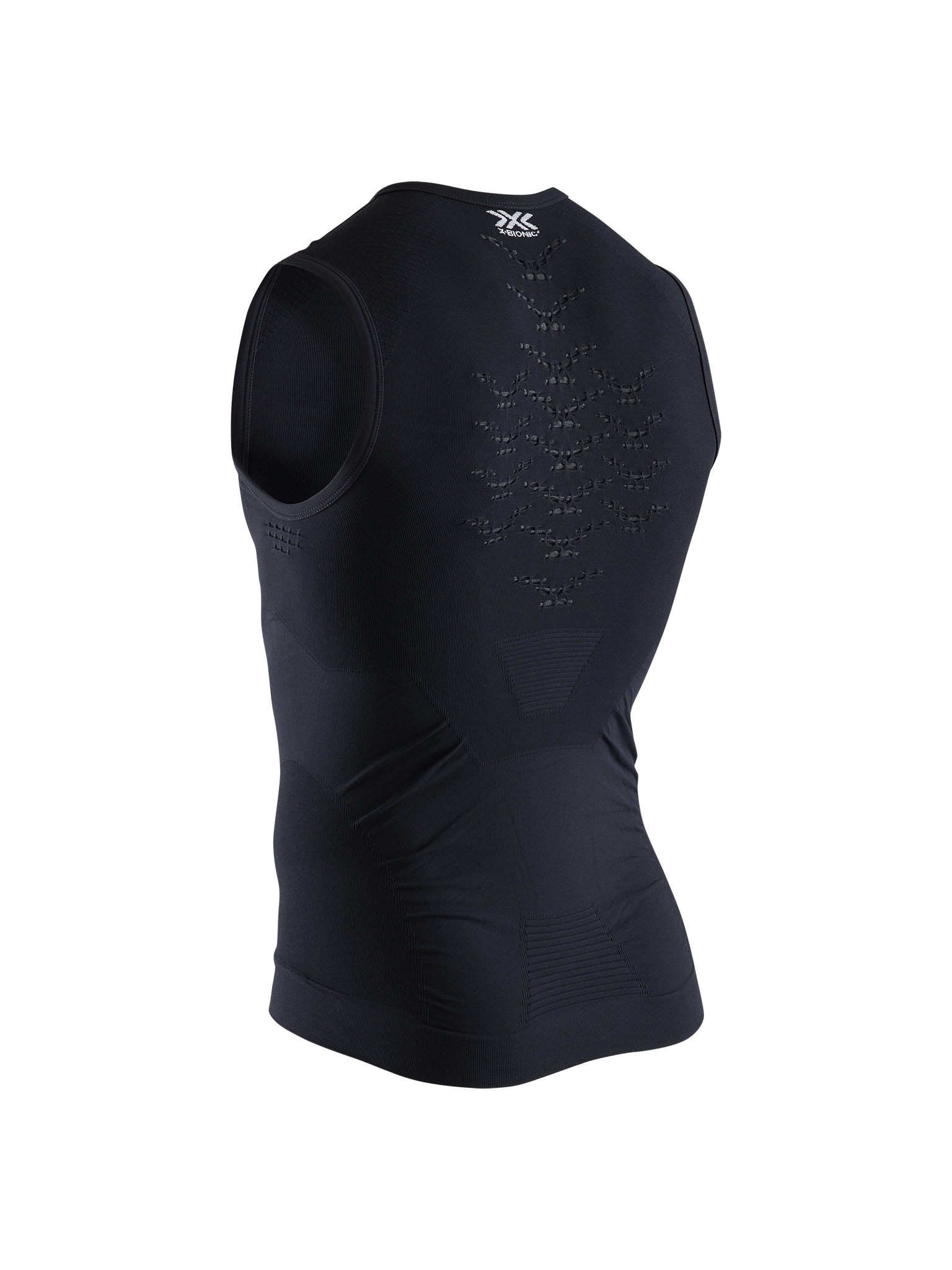 X-BIONIC ENERGIZER 4.0 LT SINGLET MEN - Opal Black Arctic White - Tanks - 4 of 5