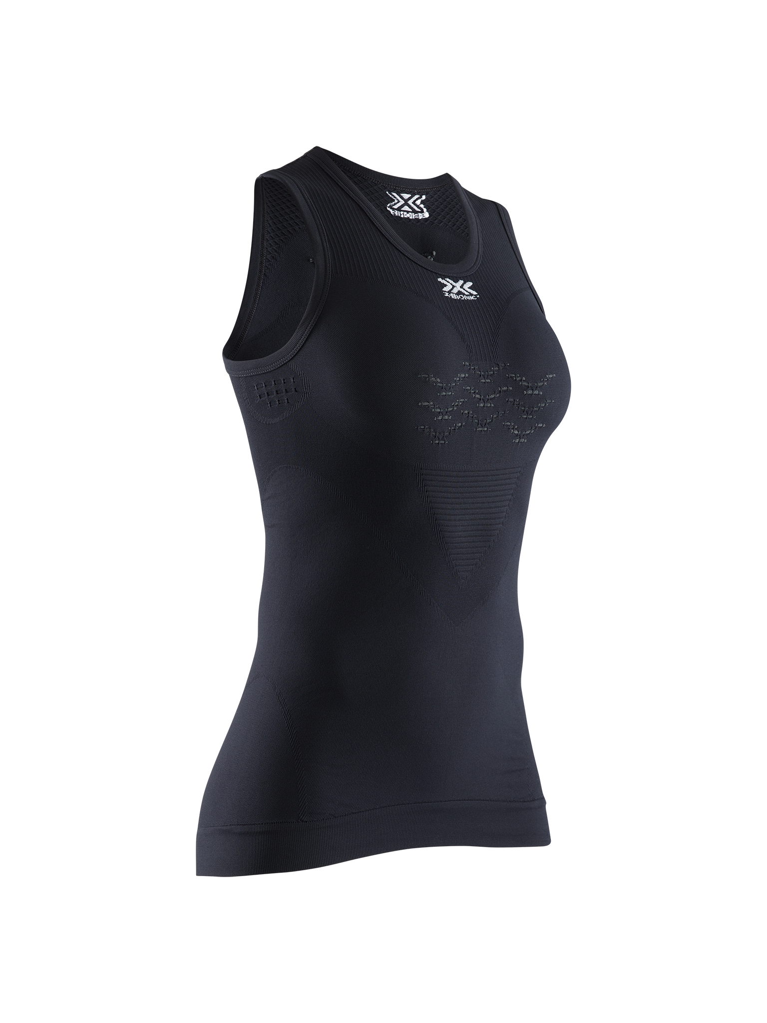 X-BIONIC ENERGIZER 4.0 LT SINGLET WMN - Opal Black Arctic White - Tanks - 1 of 4