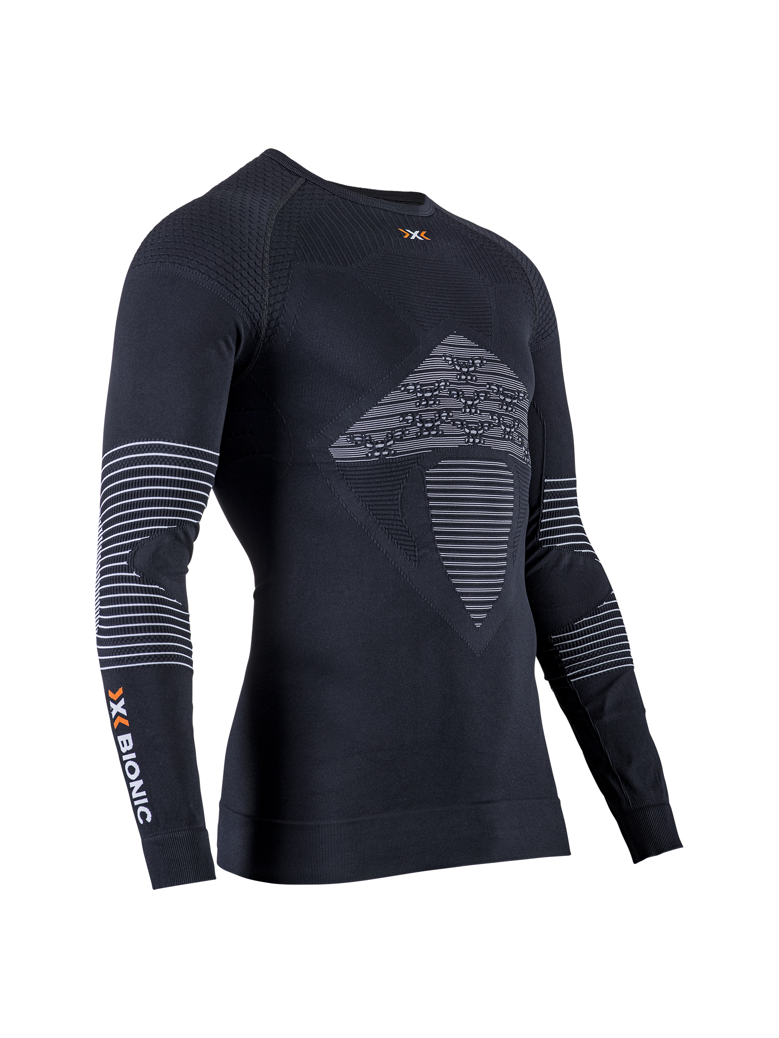 X-BIONIC ENERGIZER 4.0 SHIRT LG SL MEN - Opal Black Arctic White - Longsleeves - 3 of 9