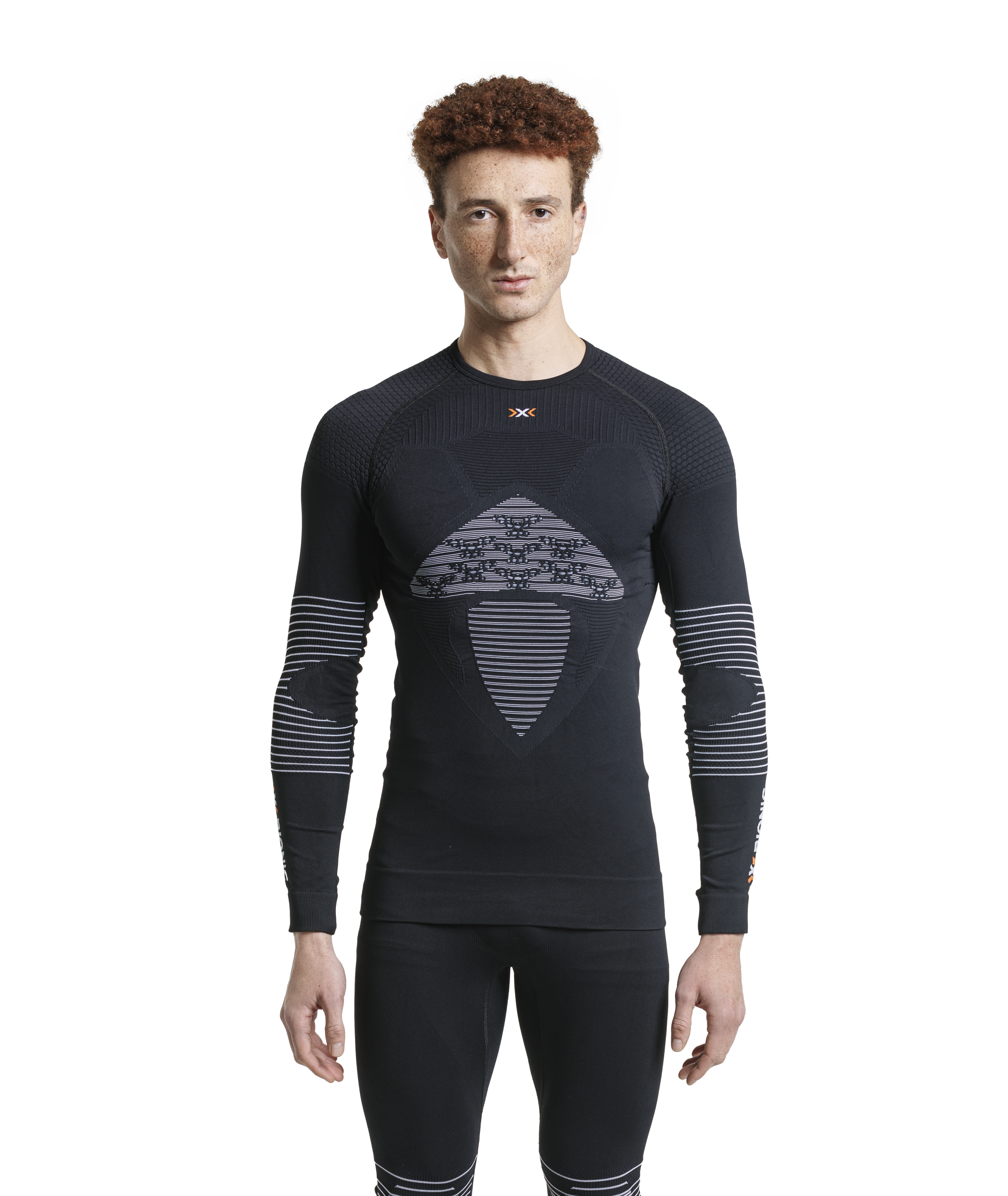 X-BIONIC ENERGIZER 4.0 SHIRT LG SL MEN - Opal Black Arctic White - Longsleeves - 5 of 9