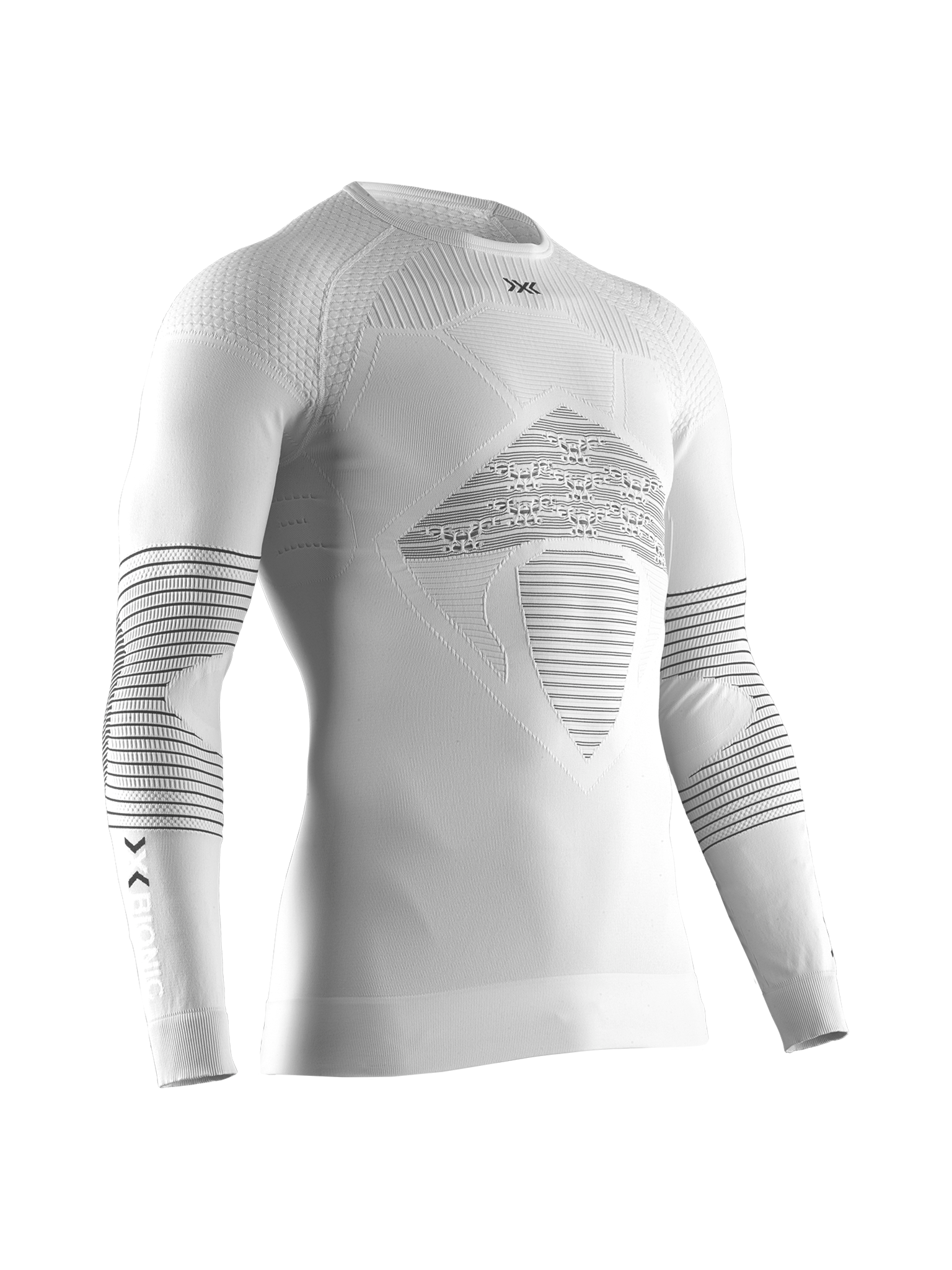 X-BIONIC ENERGIZER 4.0 SHIRT LG SL MEN - Arctic White Opal Black - Longsleeves - 8 of 9