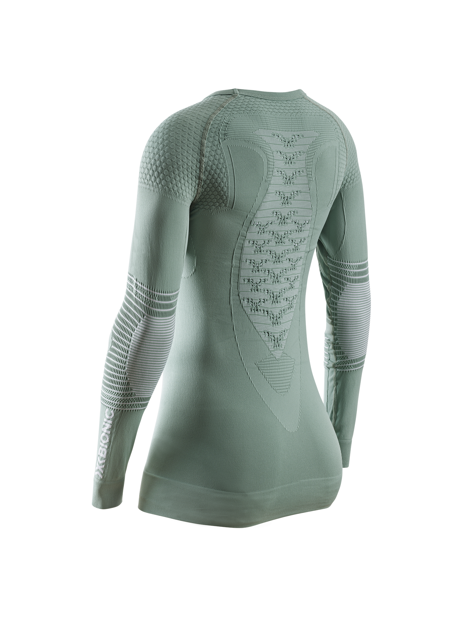 X-BIONIC ENERGIZER 4.0 SHIRT LG SL WMN - Sage Green Optical White - Longsleeves - 9 of 9