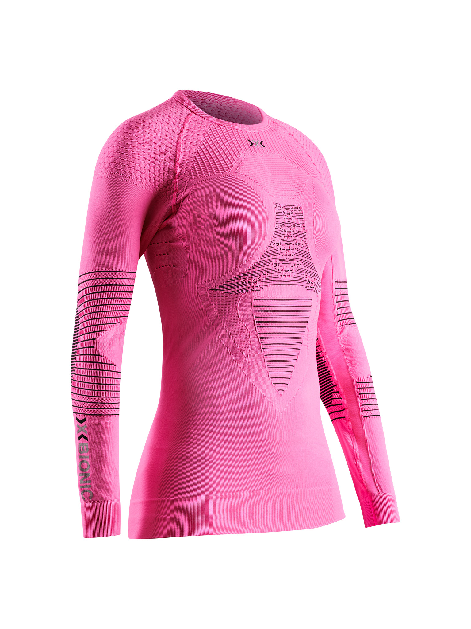 X-BIONIC ENERGIZER 4.0 SHIRT LG SL WMN - Neon Flamingo Anthracite - Longsleeves - 6 of 9