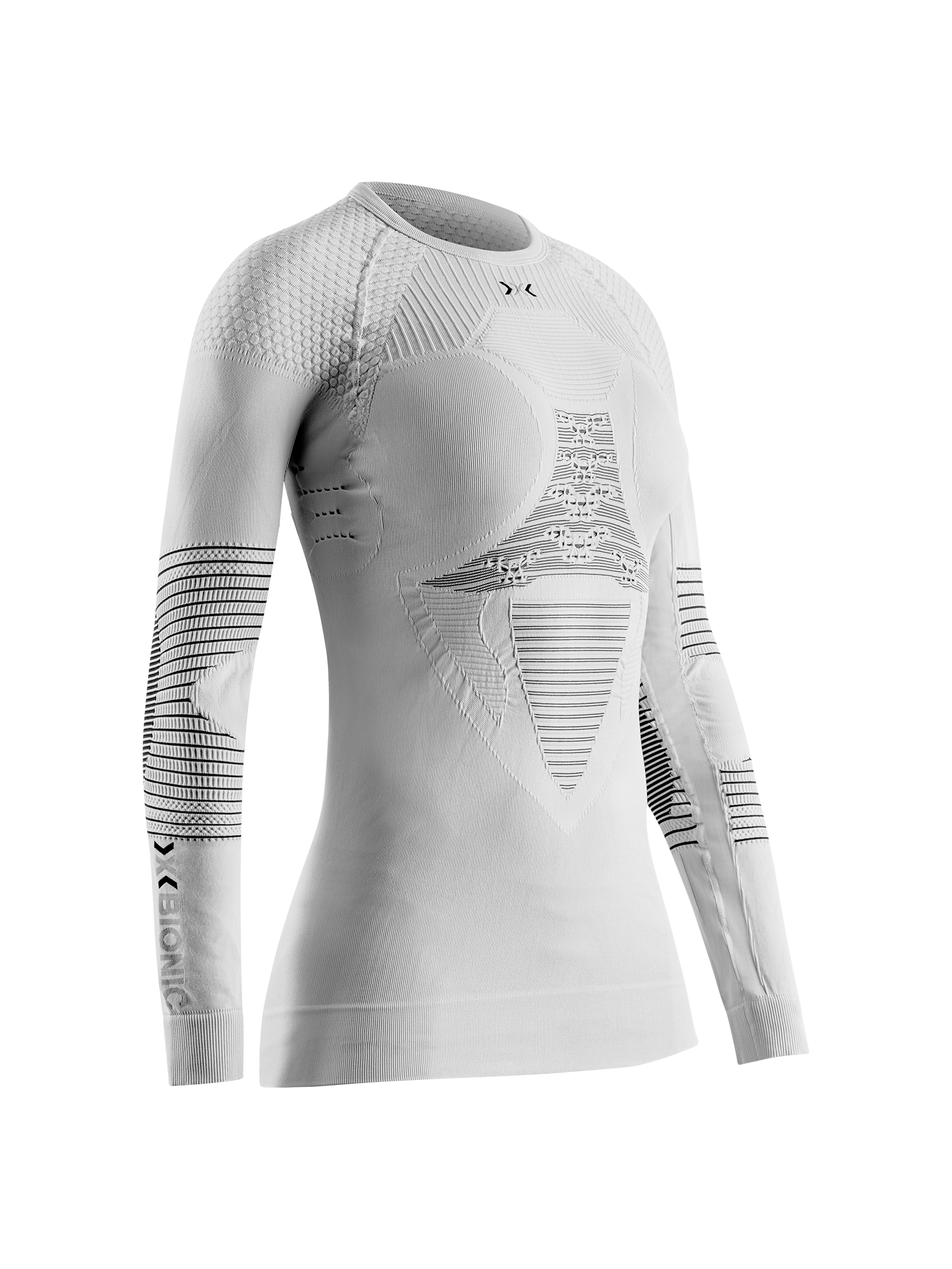 X-BIONIC ENERGIZER 4.0 SHIRT LG SL WMN - Arctic White Opal Black - Longsleeves - 4 of 9