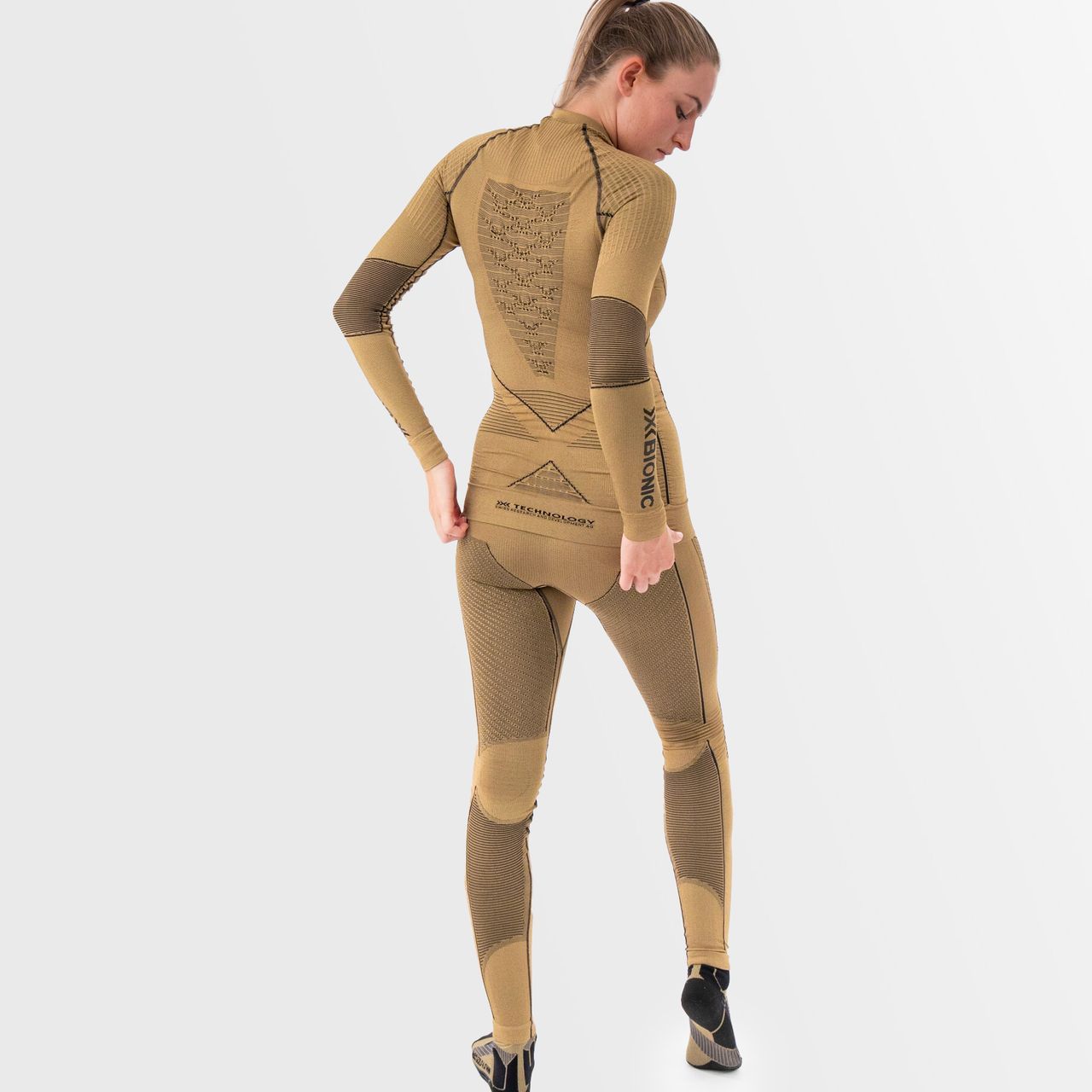 X-BIONIC RADIACTOR 4.0 PANTS WMN - Gold Black - Pants - 4 of 4