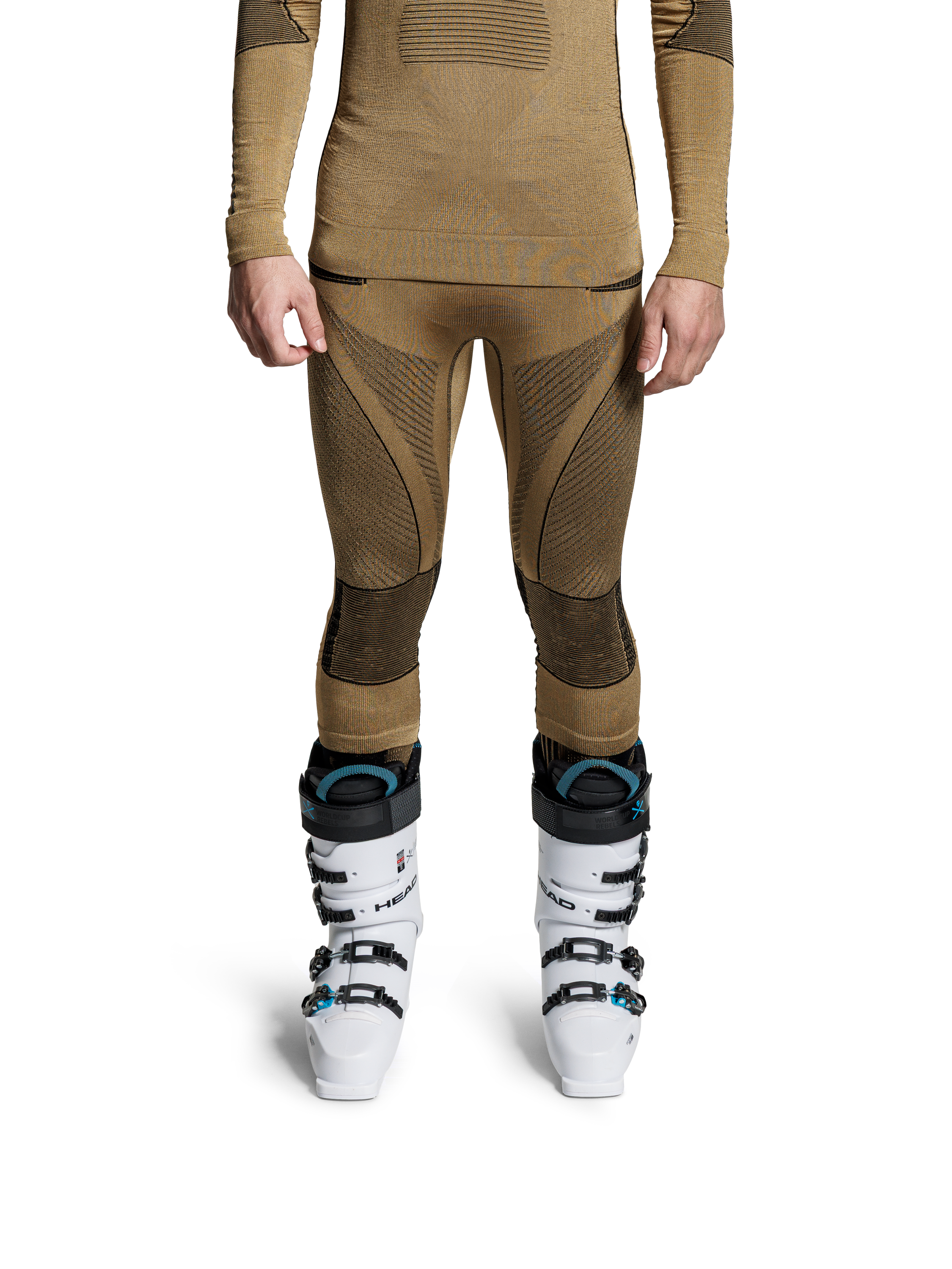 X-BIONIC RADIACTOR 4.0 PANTS 3/4 MEN - Gold Black - 3/4 Pants - 3 of 3